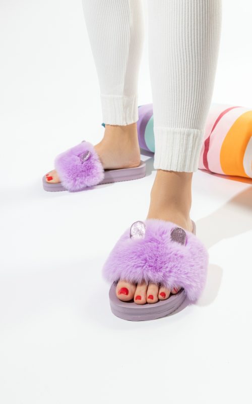 Pool Fur Mouse Metallic Light Lavender